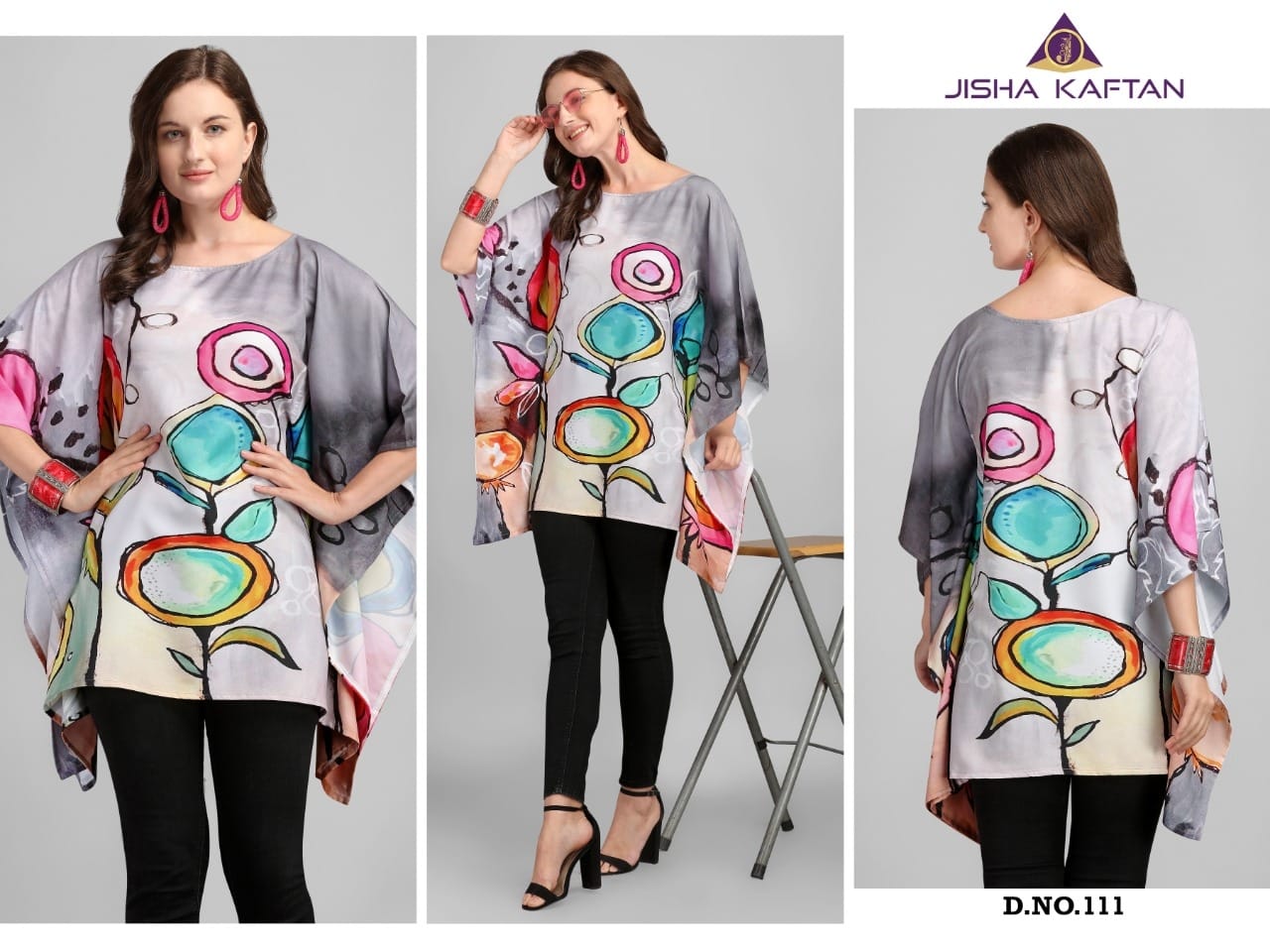 Jelite Kaftan Tunics 2 Latest Casual Wear Rayon Digital Printed Wear Top Collection